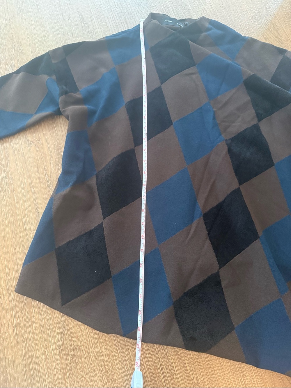 Proenza Schouler Vanne Argyle Cape Sweater NWT MEDIUM - Picture 10 of 10